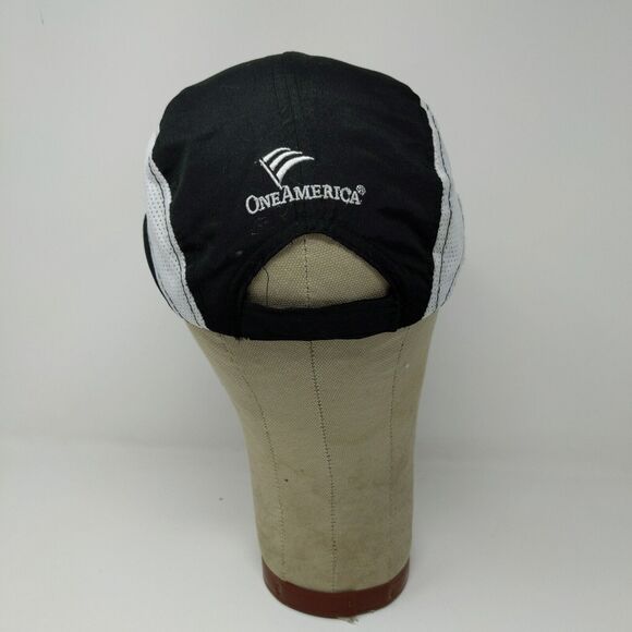 Indy 500 Festival One America Mini Marathon Embroidered Strapback Hat Checkered - Picture 6 of 10